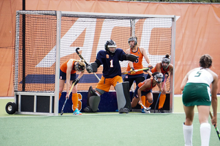 The No. 5 Orange (5-0) recorded its fifth straight shutout to start the season. 