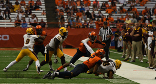 SU, which entered Saturday with the fifth-ranked third down defense in the country, held the Chips on three of 16 third-down conversions.